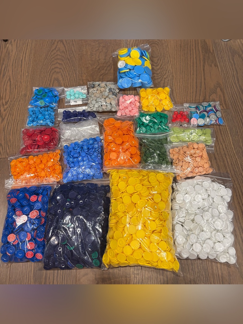 8 pounds of Sorted Medicinal Caps